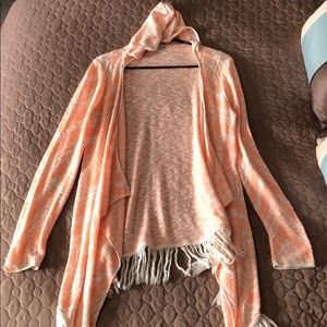 Spring light peach sweater